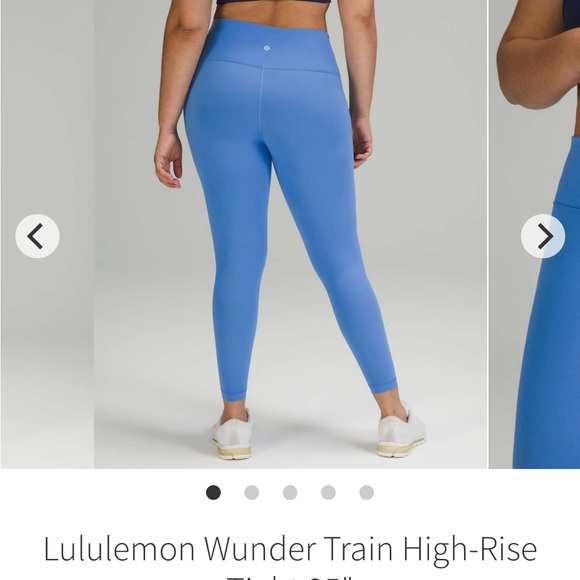 NWOT Wunder Under Train High Rise Tight - Blue Nile - Picture 5 of 5